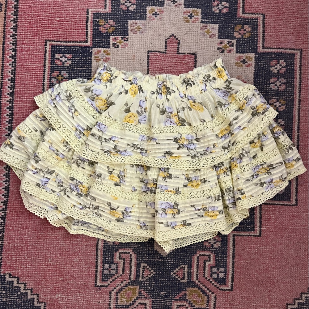 Aerie Rock N Ruffle patterned Skirt